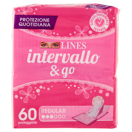 Lines & Go Sanitary Towel Regular 60 Piece